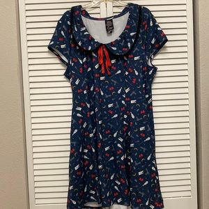 Blue Kiki’s delivery service dress